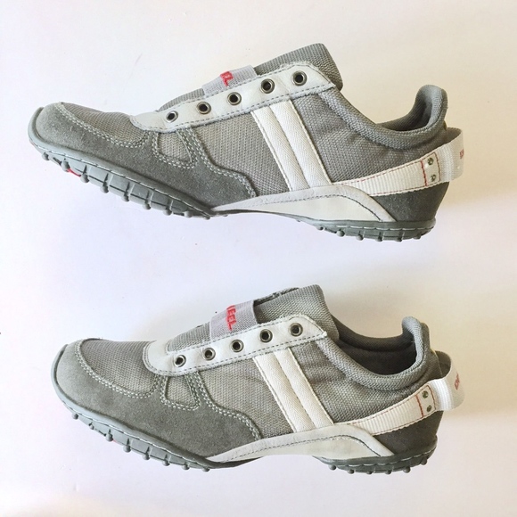 Diesel Shoes - Diesel Futuro Women's Grey Sneakers size 9
